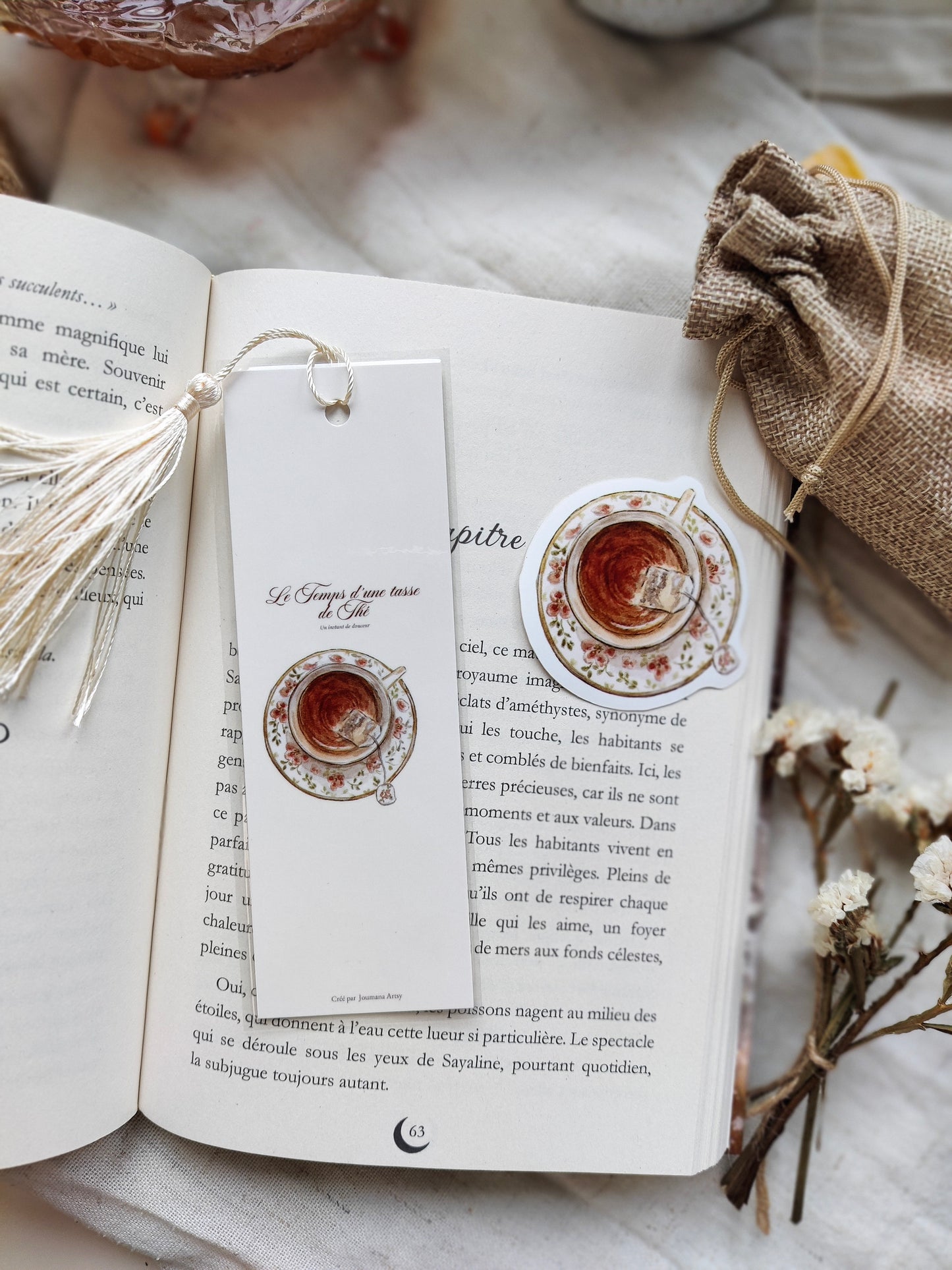 Ecrin « Le temps d'une tasse de thé »