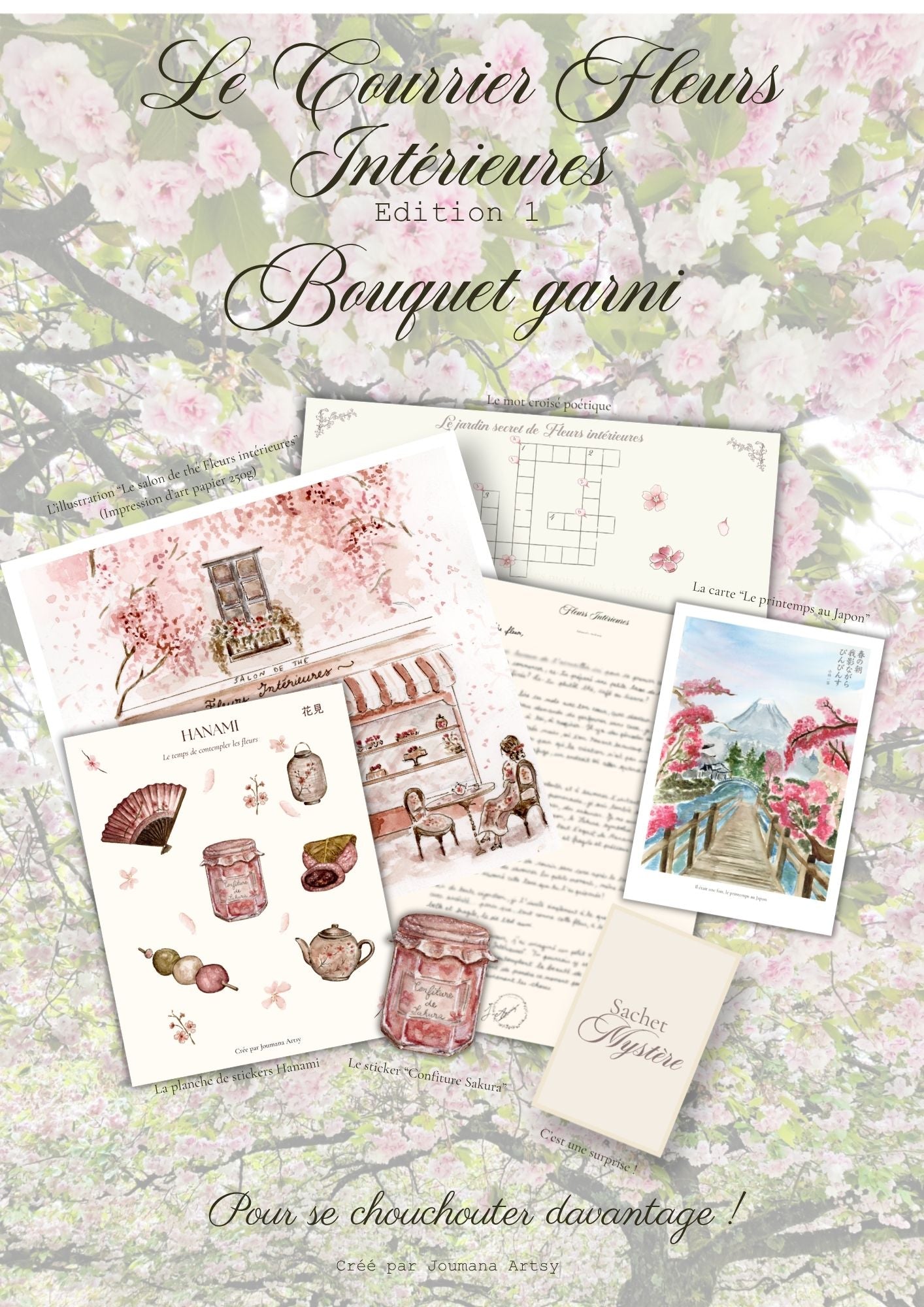 Courrier Fleurs Intérieures - Livraison comprise