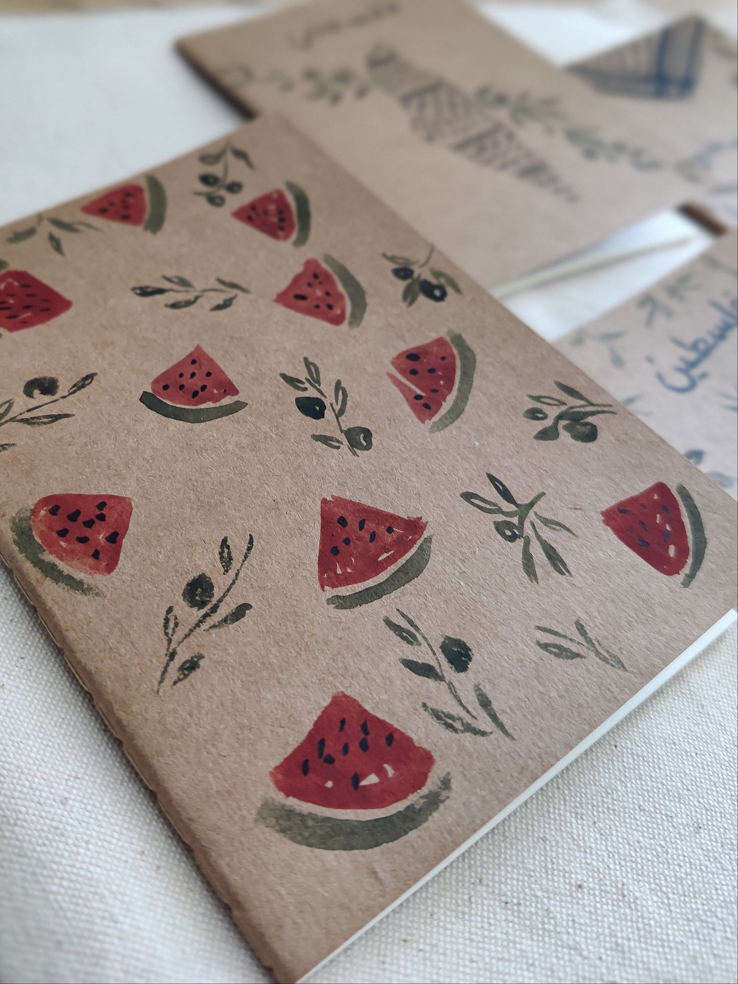 Carnets Palestine - Peints à la main ✦ Pièce unique